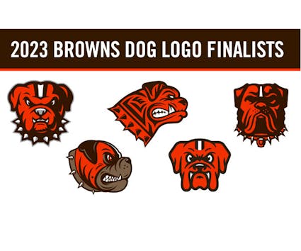 cleveland browns bulldog logo