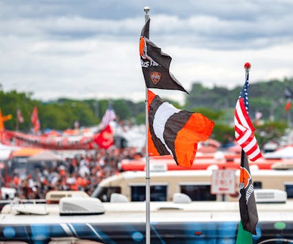 Our Draft Tailgate Party at the Muni - Cleveland Browns