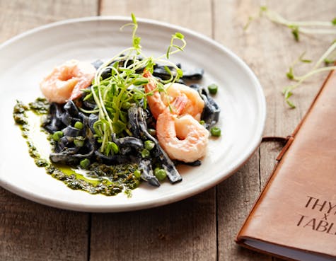 Thyme Table's House Black Pasta Is Otherworldly
