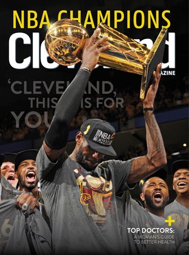 LeBron James Cavs August 2016 Cover
