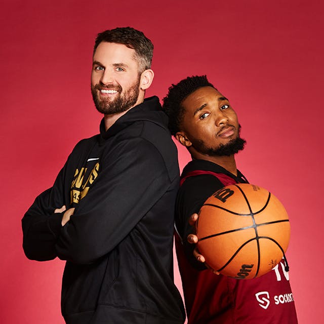 Donovan Mitchell and Kevin Love Cleveland Cavaliers