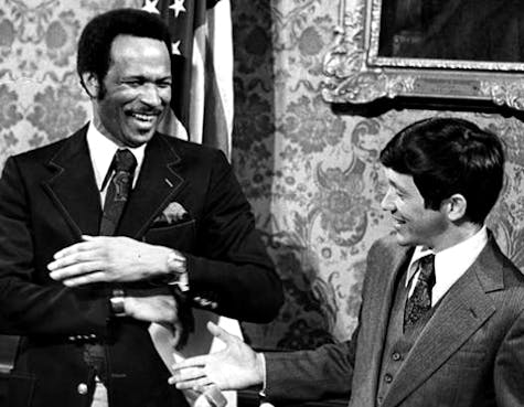 article_George_Forbes_and_Dennis_Kucinich_share_a_lighthearted_moment_at_City_Hall article_George_Forbes_and_Dennis_Kucinich_share_a_lighthearted_moment_at_City_Hall