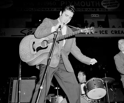 At the annual Elvis Artist Tribute Spectacular Jan. 8, three renowned re-creators lace up their blue suede shoes.