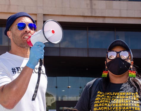 Black Lives Matter Co-Founders Kareem Henton and LaTonya Goldsby Black Lives Matter Co-Founders Kareem Henton and LaTonya Goldsby