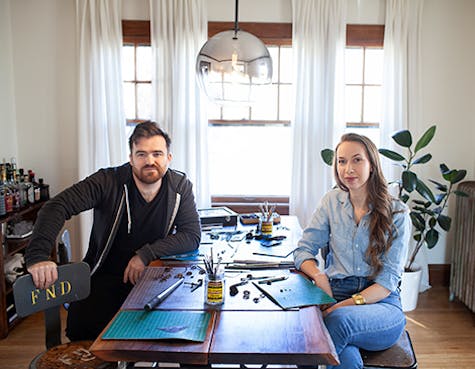 Bobby and Danielle Allen started the Circle Craft in the attic of their Cleveland Heights home. Bobby and Danielle Allen started the Circle Craft in the attic of their Cleveland Heights home.