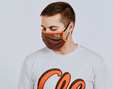 brown and orange mask where i'm from