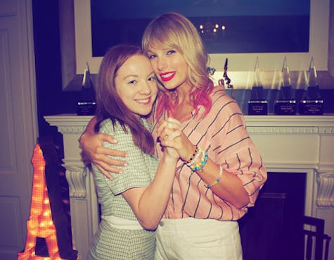 Rose Keating and Taylor Swift Rose Keating and Taylor Swift