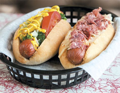 Weenie A Go Go's Chicago and Reuben Dog Weenie A Go Go's Chicago and Reuben Dog